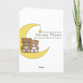 De kaart van de de champagnetoost van gelukwensen (Achterkant)