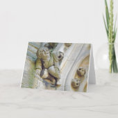 De kaart van de de holdingsknie van de gargouille (Achterkant)