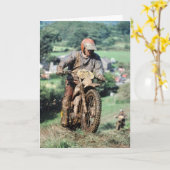 De kaart van de de ruiterverjaardag van Enduro (Gele Bloem)