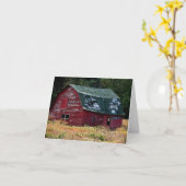 De kaart van de de schuurnota van Adirondack (Gele Bloem)