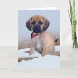 De kaart van de de sneeuwscène van Puggle