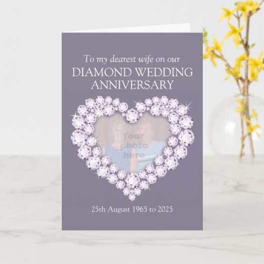 De kaart van de de vrouwenfoto van de diamanten (Gele Bloem)