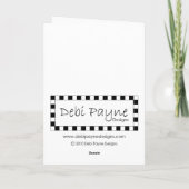 De Kaart van de Draai van Kerstmis (Achterkant)