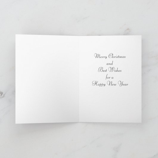 De Kaart van de Draai van Kerstmis met Zwarte (Binnen)