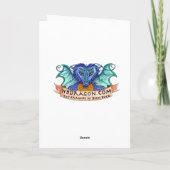 De kaart van de Draak van de Brand van de pompoen (Achterkant)