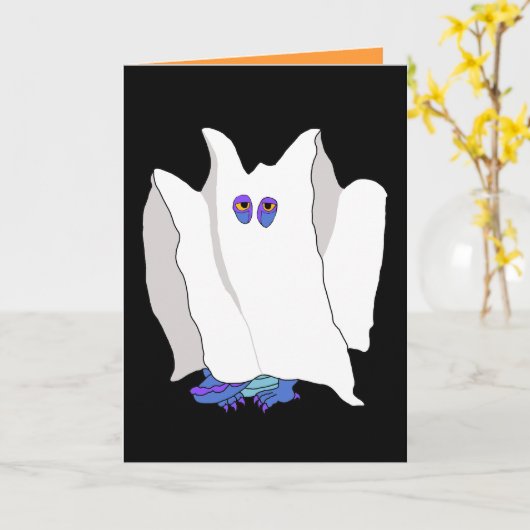 De kaart van de Draak van Halloween (Gele Bloem)