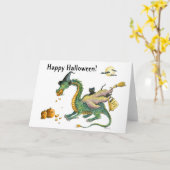 De kaart van de Draak van het trick or treat (Gele Bloem)