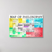 De kaart van de Druk van het Canvas van de Filosof (Voorkant)