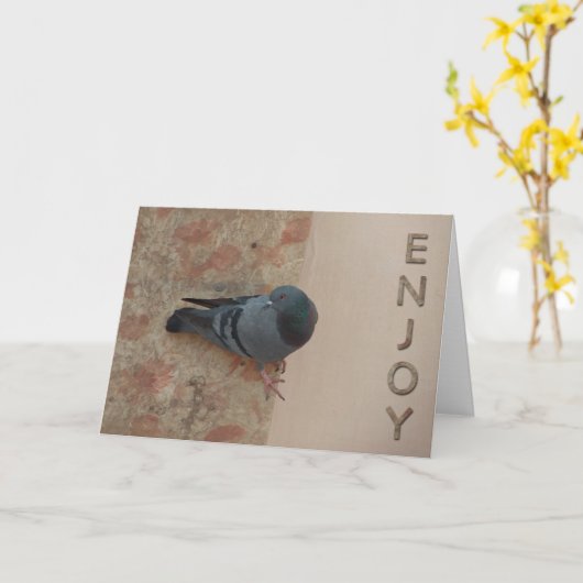 de kaart van de duifviering (Gele Bloem)