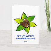 De Kaart van de Eekhoorn van de Dag van gelukkige (Achterkant)