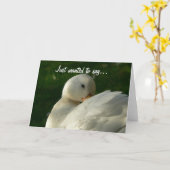 De Kaart van de eend (Gele Bloem)