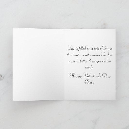 De Kaart van de Eerste Valentijnsdag van de leuke (Binnen)