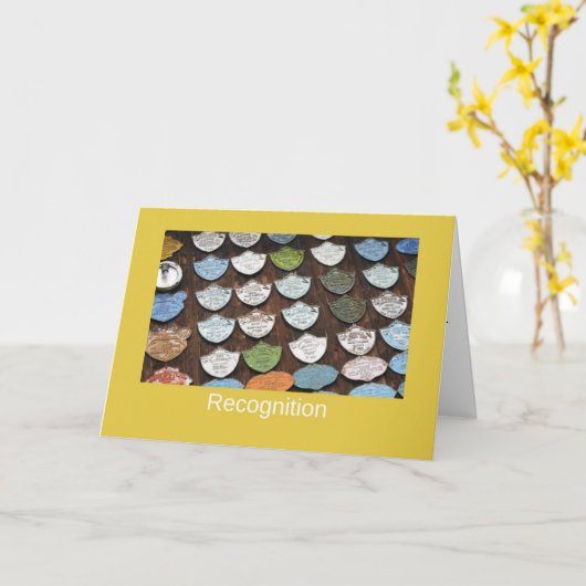 De Kaart van de erkenning (Gele Bloem)