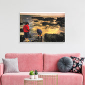 De Kaart van de excursie Canvas Afdruk (Insitu (Woonkamer))