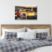 De Kaart van de excursie Canvas Afdruk (Insitu (Slaapkamer))