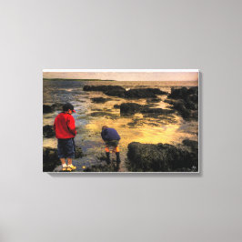 De Kaart van de excursie Canvas Afdruk