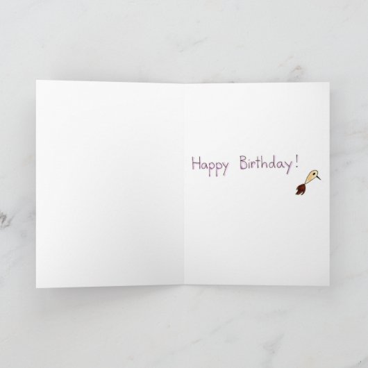 De Kaart van de Ezel van de verjaardag (Binnen)