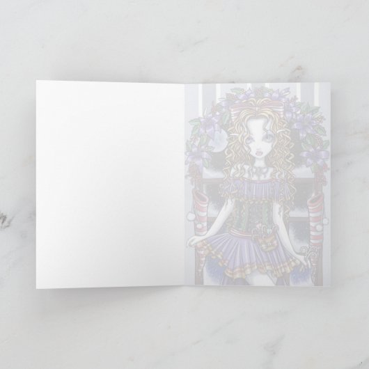 De Kaart van de Fee van de Partij van Kerstmis van (Binnen)