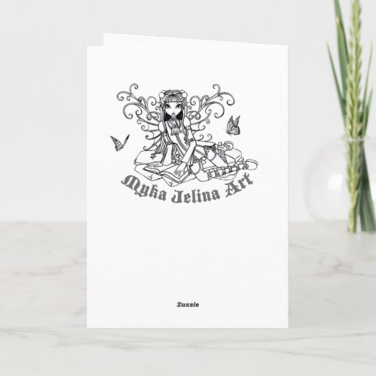 De Kaart van de Fee van Lilly van de Tijger van (Achterkant)