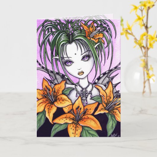 De Kaart van de Fee van Lilly van de Tijger van (Gele Bloem)