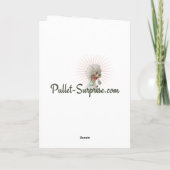 De Kaart van de feestdag overdoen (Achterkant)