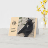 de kaart van de feestneusverjaardag (Gele Bloem)