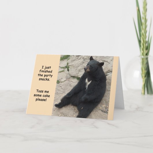 de kaart van de feestneusverjaardag (Voorkant)