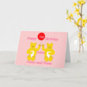 De Kaart van de Feestvarkens van tweelingen (Gele Bloem)