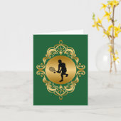 De Kaart van de felicitaties van de Speler van de  (Gele Bloem)