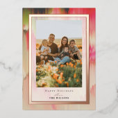 De Kaart van de Folie van de  van de kerstfeestdag (Voorkant)