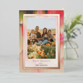 De Kaart van de Folie van de  van de kerstfeestdag (Staand Voorkant)