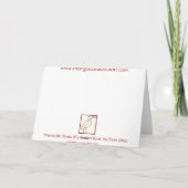 De kaart van de forel met Grappig Gezegde (Achterkant)