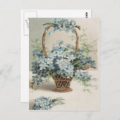 De Kaart van de Forget-Me-Nots Moederdag (Voorkant / Achterkant)