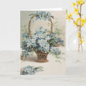 De Kaart van de Forget-Me-Nots Moederdag (Gele Bloem)