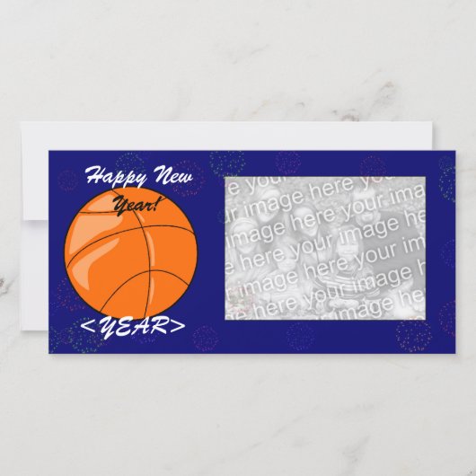 De Kaart van de foto - het Basketbal van het (Voorkant)