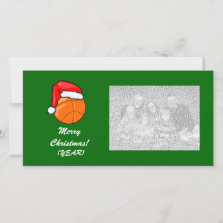 De Kaart van de foto - het Basketbal van Kerstmis