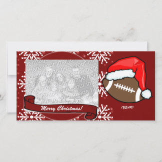 De Kaart van de foto - het Football van Kerstmis