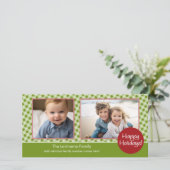 De Kaart van de foto: Prettige feestdagen (Staand voorkant)