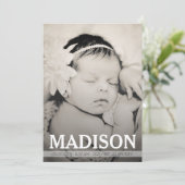 De Kaart van de Foto van de Aankondiging van de (Staand voorkant)