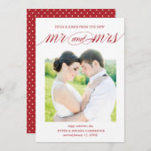 De Kaart van de Foto van de Aankondiging van het (Voorkant / Achterkant)