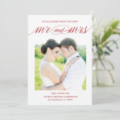 De Kaart van de Foto van de Aankondiging van het (Staand voorkant)