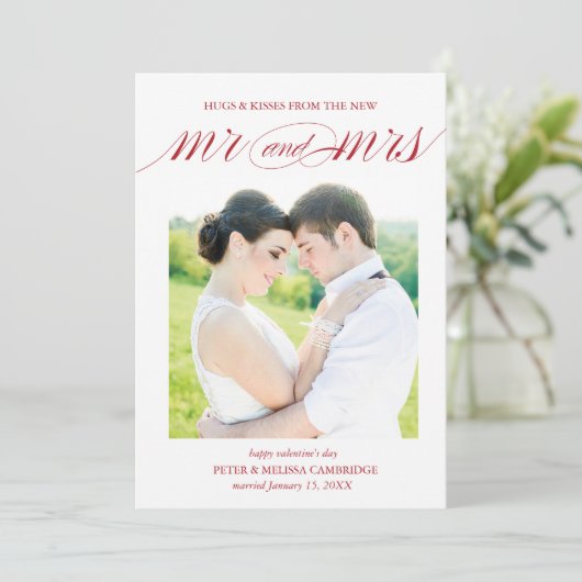 De Kaart van de Foto van de Aankondiging van het (Staand voorkant)