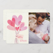 De Kaart van de Foto van de Ballons van de (Voorkant / Achterkant)