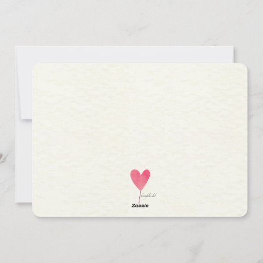 De Kaart van de Foto van de Ballons van de (Achterkant)