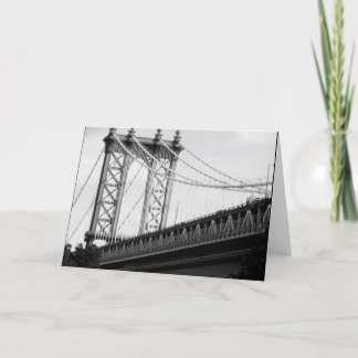 De Kaart van de Foto van de Brug van Brooklyn
