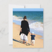 De Kaart van de Foto van de douane met Uw Foto's (Achterkant)