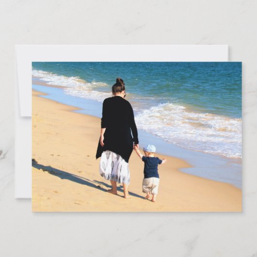 De Kaart van de Foto van de douane Uw Fototeksten (Achterkant)