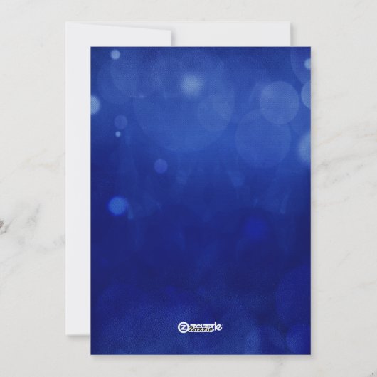 De Kaart van de Foto van de Duif van Kerstmis van (Achterkant)