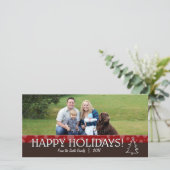 De Kaart van de Foto van de familie prettige (Staand voorkant)