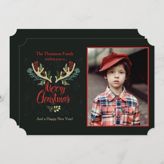 De Kaart van de Foto van de Geweitakken van (Voorkant / Achterkant)